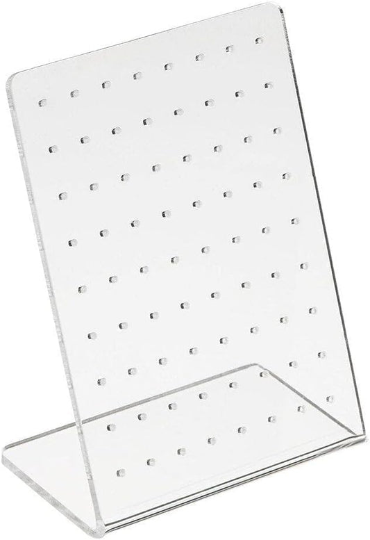 Earrings Stand Display, 72 Holes Acrylic Earring Holder Organizer, Ear Studs Jewelry Storage Display, Rack Showcase Earrings Display, Stand Earring Storage