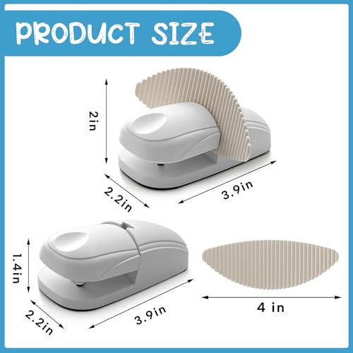 Faccito 3 Pcs Paper Holder Stand for Typing Non-Slip Mat Desktop Folder Document Holder with Anti-Slip Pads Portable Copy Stand Desktop Clamp for A4 Paper Office Reading (White,Blue,Red) - color: White, Blue, Red