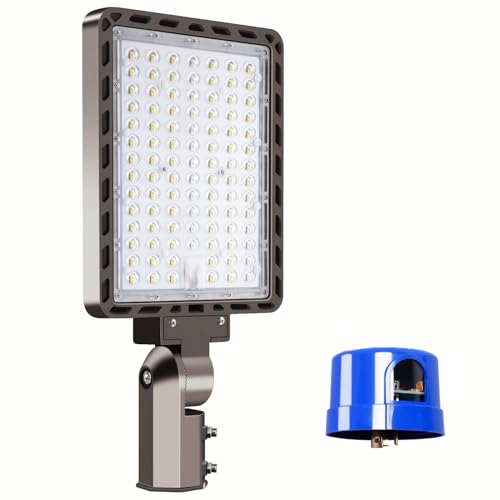 240W LED Parking Lot Light Slip Fitter Mount 36000LM Dusk to Dawn 5000K Parking Lot Lights Outdoor Area Security Commercial IP65 Waterproof 100-277V for Street Driveways Parking Lot - size: 240w Pole Mount