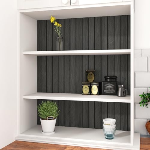 197"x23.6" 3D Wood Panels for Interior Wall Decor Peel and Stick Acoustic Wood Slat Wall Panel Self Adhesive Soundproof Wooden Slats Paneling Wallpaper for Bedroom Living Room Gym Backdrop - size: 23.6" x 197"