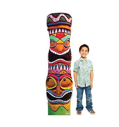 Cardboard People Tiki Gods Life Size Cardboard Cutout Standup - color: Tiki Gods