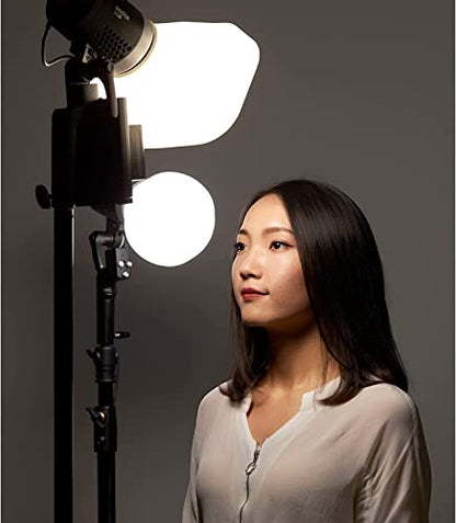 GODOX ML-CS1625 Softbox Diffusion Dome Kit with 3 Adapters, Foldable Diffuser for GodoxV1 Series V1 ML30 ML60BI AD200PRO AD300PRO 400PRO V Compatible with 850III V860III TT685II TT600