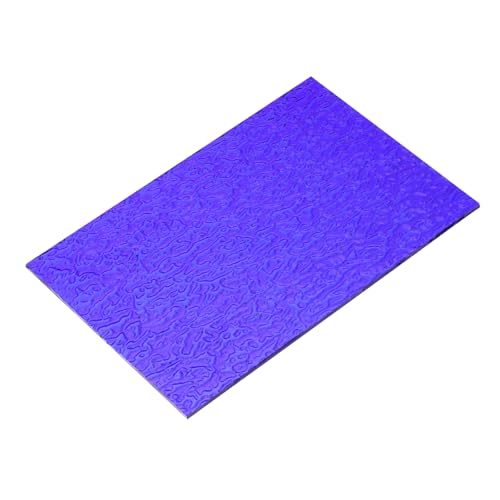 MECCANIXITY Stained Glass Sheet Mosaic Tile 7.9 Inch x 5.9 Inch Bright Blue Stained Glass Sheets for Crafts DIY, Art Project - color: Bright Blue