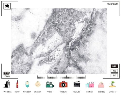 Trykid 5x3ft Gray Marble Stone Backdrop Textured Natural Surface Photography Background Modern Themed Party Decoration Tapestry Photo Booth Prop Fabric - size: 5x3ft