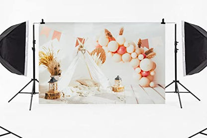 Kate 10x8ft Happy Birthday Backdrop Party Decoration Background for Kids Balloon Backdrop Baby Shower - size: 10x8ft
