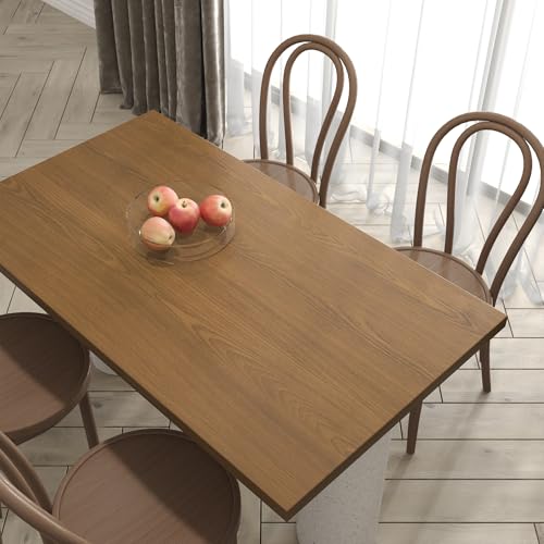 16"x118" Thickened Wood Grain Contact Paper Brown Peel and Stick Wallpaper Self Adhesive Wood Wallpapers Natural Removable Vinyl Wrap Wall Covering for Kitchen Cabintes Desks Shelf Countertops - color: Brown, size: 15.7" x 118"