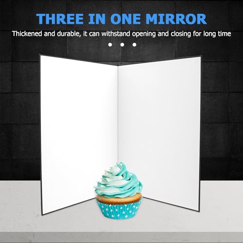 PRETYZOOM A3 Foldable Photography Reflector Board with Light Diffuser for Jewelry and Cosmetics Photography, Portable Cardboard Reflective Panel for Studio and Outdoor Photo Lighting