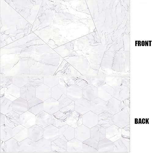 Food Photography Backdrops Paper 4 Pack Kit 22x34Inch/ 56x86cm Double Sided Photo Background Rolls Marble Wood Flat Lay for Product Jewelry Tabletop Prop Pictures, 8 Patterns