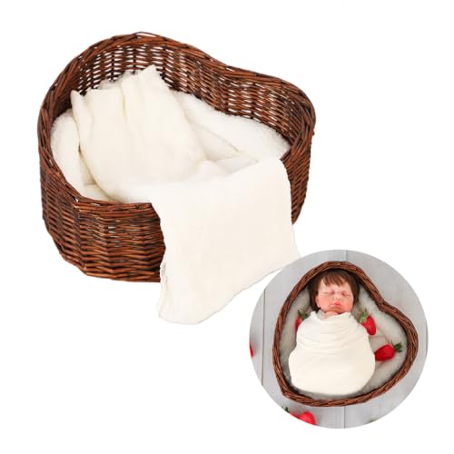 Kate Newborn Photography Props&Wood Texture Floor Mat(5x4ft)