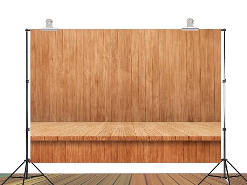 8x8ft Fabric Smooth Light Wood Panel Backdrop Clean Table Surface Texture Background for Modern Product Displays Party Decorations Banner Photo Booth Props Tapestry - size: 8X8ft