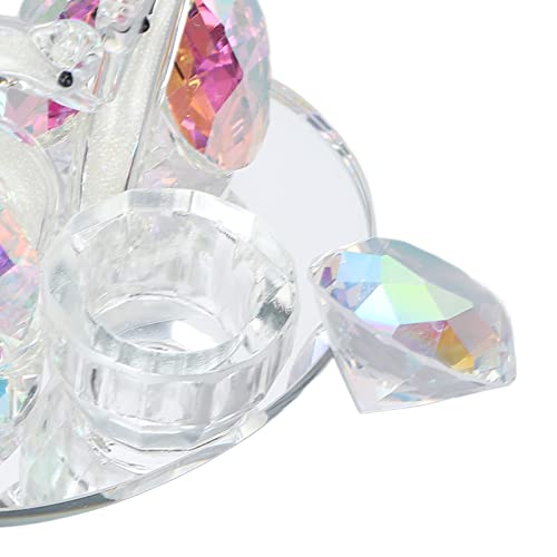 Dioche Nail Art Dappen Dish Home Nail Salon Exquisite Elegant Glass Acrylic Liquid Cup Holder Photography Prop Manicure Care Tools