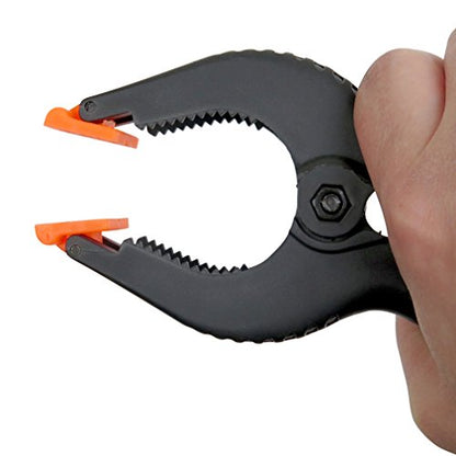 Evelots 6 Pack Spring Clamps-6 Inch LONG-Strong Grip Clips-Photo/Craft/Fabric