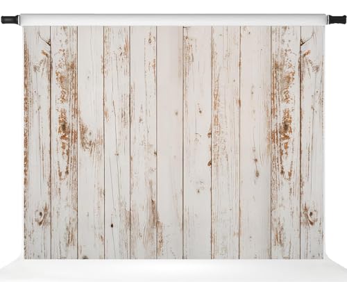 Kate Grey White Wood Backdrops for Photography Rustic Newborn Baby Birthday Party Photo Shoot Props, 7x5ft - size: 7x5ft
