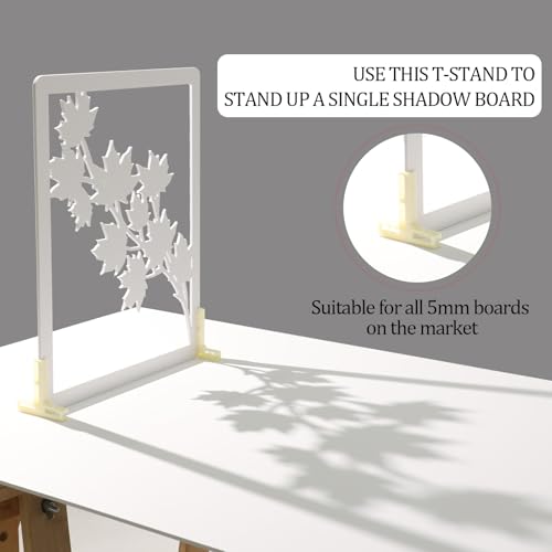 6PCS Photography Background Shadow Boards for Photography Studio, Food and Cosmetic Product Studio Video Shooting, MDAOCRY