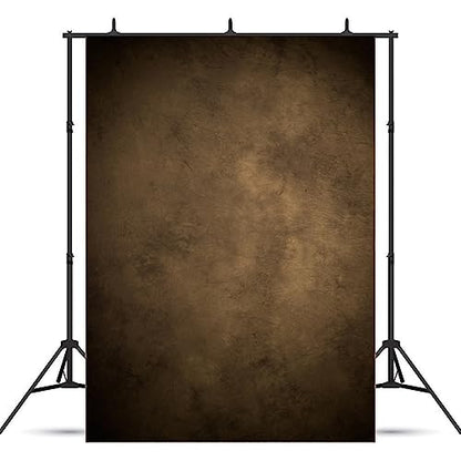 6x8ft Vinyl Texture Abstract Background Character Photo Backdrop Professional Portrait Photography Studio Booth Props (Dark Brown) - color: E01, size: 6x8ft