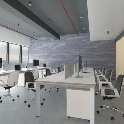 TOTIO Silver Grey Stained Plaster Wallpaper Peel and Stick Modern Industrial Style Wall Paper Roll 16x78inch Bubble-Free Design Matte Thickened Waterproof Self-Adhesive Contact Paper Gray Wall Sticker - color: Light Gray, size: 16" x 78"