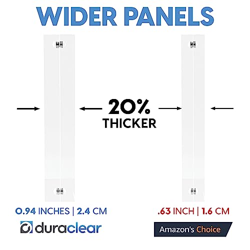 Mammoth DuraClear 6x8 Acrylic Photo Frame - Frameless & Thick Design - Perfect for Family Photos, Art, and Cherished Postcards - size: 6x8 Frame