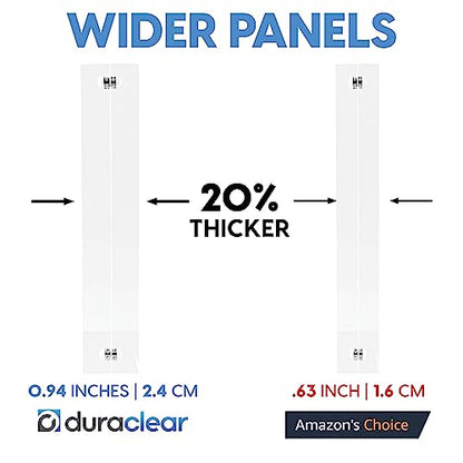 Mammoth DuraClear 6x8 Acrylic Photo Frame - Frameless & Thick Design - Perfect for Family Photos, Art, and Cherished Postcards - size: 6x8 Frame