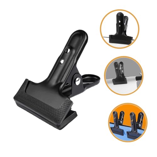 Hemobllo 4pcs Heavy Duty Photography Backdrop Clips Fixing Clamps for Secure Backgrounds Easy to Install Versatile for Crafts and Outdoor Use