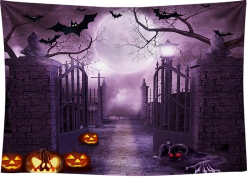 7x5Ft Halloween Theme Pictorial Cloth Customized Photography Backdrop Background Studio Prop - size: 7X5Ft