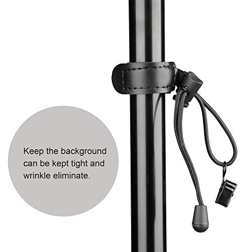 SLOW DOLPHIN Backdrop Background Muslin String Clips Holder Multifunctional for Photo Video Photography Studio 12 Pack, Black - size: 12 pcs clips