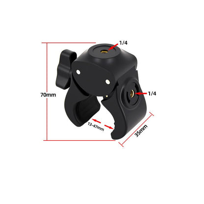 Camera Clamp Mount with 1/4''-20 Threaded Connector Super Clamp Mount for Magic Arm Camera Tripod Pole Photography Light Stand Ring Light Phone Holder Gooseneck Hose Microphone Stand Mic Arm