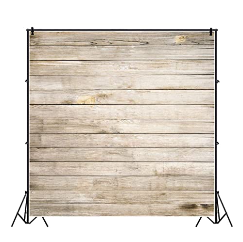 Laeacco 8x8FT Wood Backdrop for Photography Vintage Retro Wooden Boards Background Artistic Vintage Theme Children Adults Portraits Wooden Background Wood Wall Plank Photo Shoot Video Studio Props - size: 8x8FT