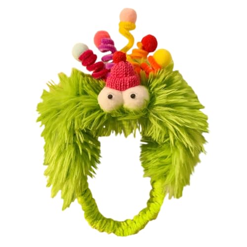 Funny Colorful Hair Bands Photo Booth Props Cartoon Headband Party Headpiece Colorful Spring Headband for Washing Face