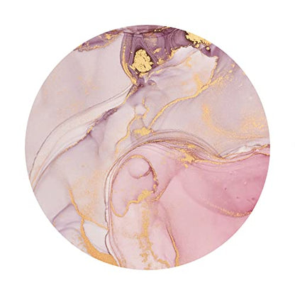 Yeele 7x7ft Abstract Art Marble Round Backdrop Pink Purple Gold Texture Marble Background for Photography Wedding Bridal Shower Girls Themed Birthday Decoration YouTube Polyester Photo Booth Props