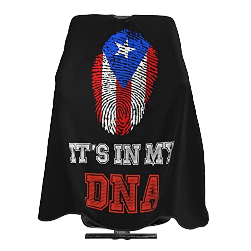 Puerto Rico Barber Cape With Adjustable Closure, Hairdressing Haircut Apron Barber Cover Gown For Hairdresser Styling Home - color: Puerto Rico