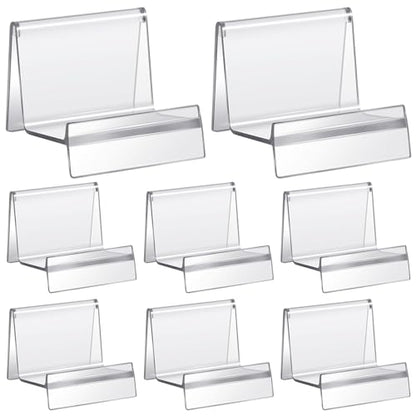 Weysat Purse Display Stand Clear Acrylic Handbag Stand Jewelry Wallet Displays Holder Organizer Acrylic Purse Rack for Closet