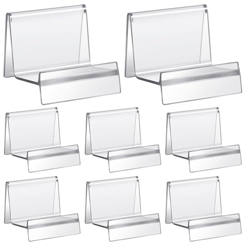 Weysat Purse Display Stand Clear Acrylic Handbag Stand Jewelry Wallet Displays Holder Organizer Acrylic Purse Rack for Closet