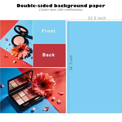 8PCS 16Patterns Product Photography Backdrops: Flat Lay Seamless 34x23in Macaron Paper Props - Tabletop Photo Backdrop Shoot for Jewelry Cosmetics Food - color: Morandi color-8pcs