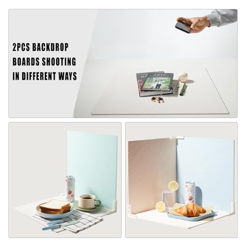 5 PCS Cement Boards Photo Backdrop for Flat Lay, Food Photography Background 16x16 Inch, Texture Backdrop Boards for Product Food Jewlery Makeup Shooting, BEIYANG - color: 5PCS-B