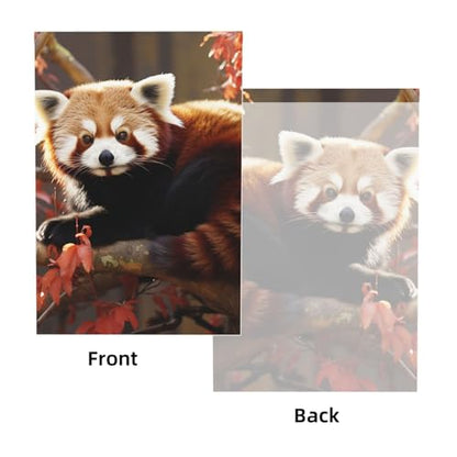 Red Panda Backdrop Background for Photography 5x7ft Photobooth Professional Photo Backdrop Curtains Video Photography Studio Photo Backgrounds Banner Booth Background Screen Parties - color: Red Panda