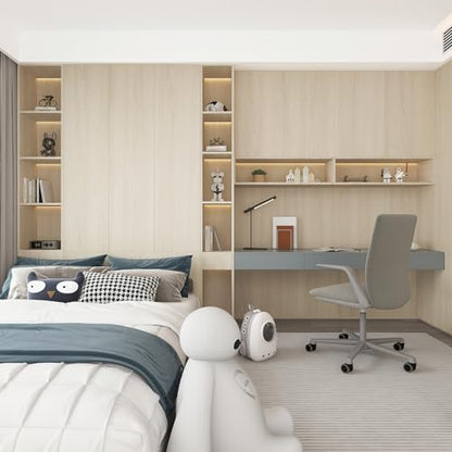 Boobest 15.7"x354" Wood Textured Peel and Stick Wallpaper - Beige Wood Look Contact Paper for Countertops, Waterproof Self Adhesive Wood Grain Vinyl for Kitchen Cabinets, Living Room - size: 15.7" x 354.3"