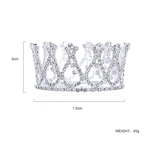 Infant Baby Girl Boy Crown Photo Shoots Headband for Newborn Crystal Princess Party Headwear Photography Props - color: Crown 6