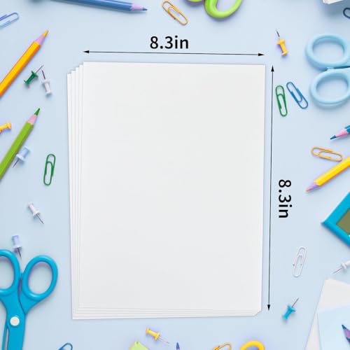 30 Sheets A4 Double Sided Adhesive Sheets, 8.3 x 11.5 Inch Super Strong Sticky Tape for Arts Craft Scrapbooking Photo Albums Home Decorative