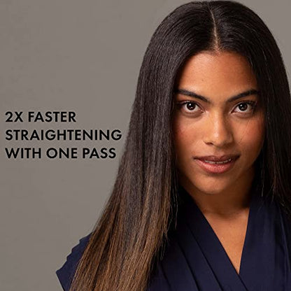 Hot Tools Pro Artist Black Gold Double Straight Dual Plate Hair Straightener | Faster Styling and Reduced Damage
