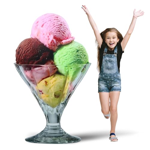 Jetec 5 ft Ice Cream Sundae Cardboard Cutout Stand up Life Size Ice Cream Candy Land Party Decoration Photo Props Backdrop Standup for Summer Pool Beach Baby Shower Wedding Birthday Candy Land Supply - size: 5 feet, style: Sundae
