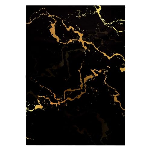 3dRose Image of Black and Yellow Marble Texture, Faux Stone Backdrop 22x30 Bath Hand Pool Towel - size: 22x30 Bath Hand Pool Towel