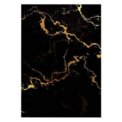 3dRose Image of Black and Yellow Marble Texture, Faux Stone Backdrop 22x30 Bath Hand Pool Towel - size: 22x30 Bath Hand Pool Towel