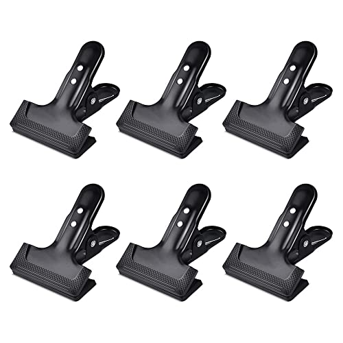 Backdrop Spring Clamps - 6 Pack of 4" Heavy Duty Clips for Photography Background Stands, Woodworking & Home Improvement Projects - size: 6 Packs