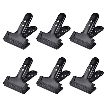 Backdrop Spring Clamps - 6 Pack of 4" Heavy Duty Clips for Photography Background Stands, Woodworking & Home Improvement Projects - size: 6 Packs
