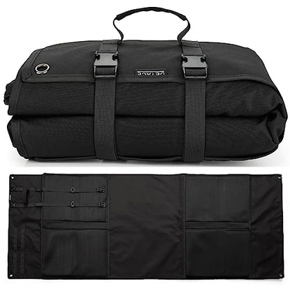 DEYACE Shooting Mats Prone Padded, Extra Large Portable Roll Up Shooting Padded Mat for Range Shooting and Hunting - color: Black