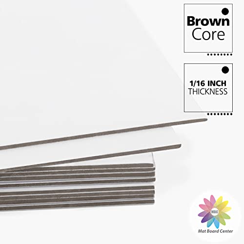 Mat Board Center, 10 Pack 11x17 White Backing Boards, Cardboard for Arts, Prints, Frames, Photos and More - size: 11x17