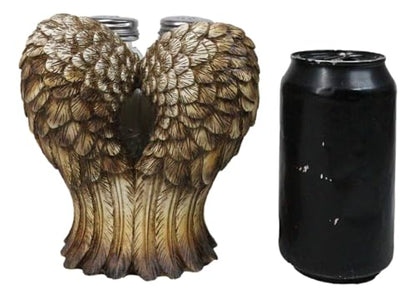 Ebros Gift Decorative Holy Cross Children Are A Gift From The Lord Psalms 127:3 Angel Wings Salt And Pepper Shakers Holder Set in Spiritual Religious Christian Decor Sculpture Kitchen Dining Accent