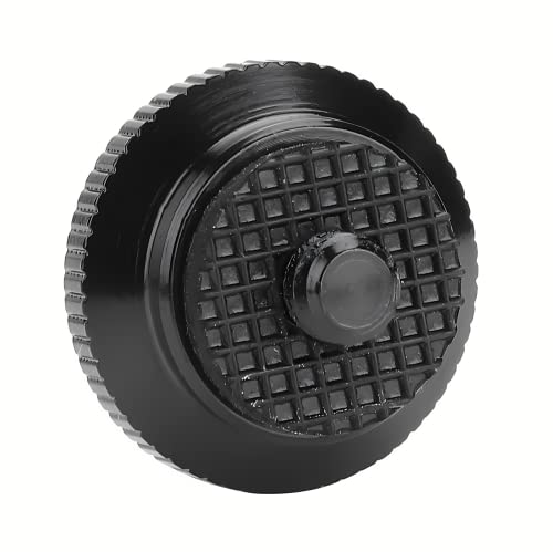 Acouto Quick Release Plate Mini Aluminium Alloy Camera Round Quick Release Plate Head 1/4 inch Screw for Compact Action Tripod Mounts Clamps Red Replacement - size: Red