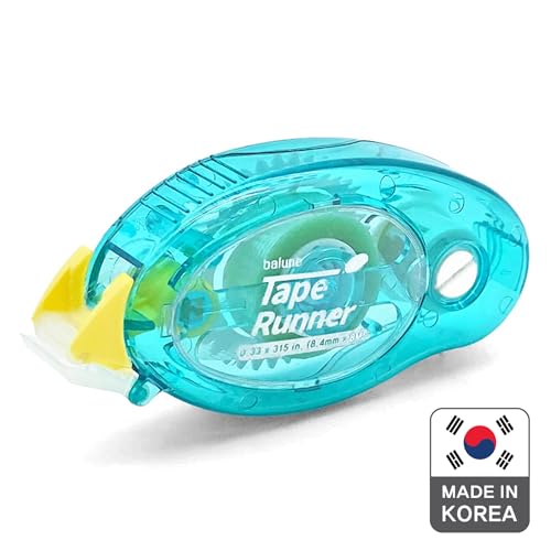 TAPE RUNNER Double Sided Dot 0.33" x 315" (Total 1,260") – 4 Pack Permanent Adhesive for Scrapbooking, Journaling, Card Making & Crafts – Photo Safe, Mess-Free, Made in Korea