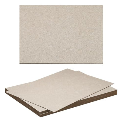 PATIKIL 12x8x0.04" Chipboard Sheets, 20Pcs 40PT Thick Book Board Binders Board Sturdy Bookbinding Supplies for Book Binding Cover, Gray - color: Gray, size: 12x8x0.04"